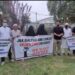 Dialysis, Cancer patients protests in Srinagar over golden card services