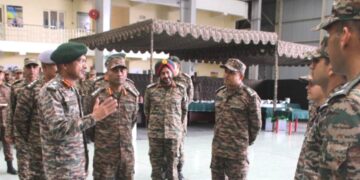 Northern Army Commander Visits Sunderbani Sector In Jammu And Kashmir