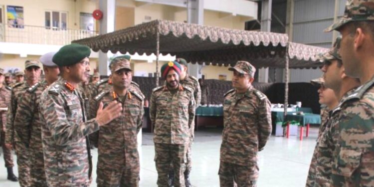 Northern Army Commander Visits Sunderbani Sector In Jammu And Kashmir
