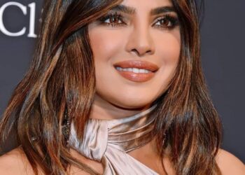 Priyanka Embraces Winter Glam in Chic Ivory Ensemble with Fur Accents