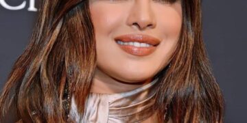 Priyanka Embraces Winter Glam in Chic Ivory Ensemble with Fur Accents