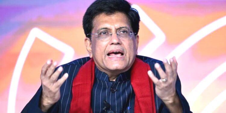 Srinagar: Union Minister Piyush Goyal enjoys 'shikara' ride on Dal Lake