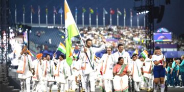 Indian Contingent Led Out By Sumit, Bhagyashri At Paralympic Opening Ceremony