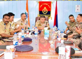 IGP Kashmir Reviews Election Security Preparedness and Inspects Camping Locations