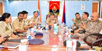 IGP Kashmir Reviews Election Security Preparedness and Inspects Camping Locations