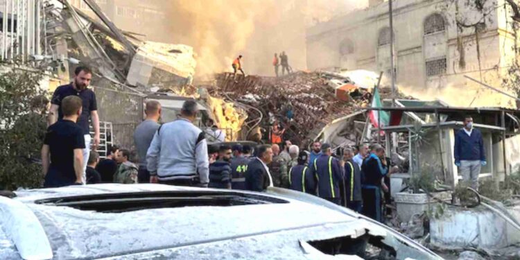 Israeli strikes in Syria leave 14 dead and more than 40 wounded, Syrian state media says