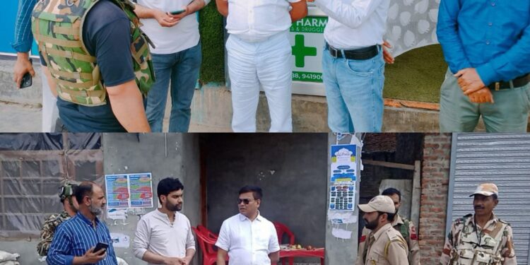 Assembly Elections- 2024: Expenditure Observer Shopian visits SSTs sites & police nakas