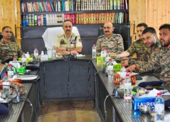 Ahead Of J&K Polls, Top Cop Reviews Security Preparedness In Anantnag