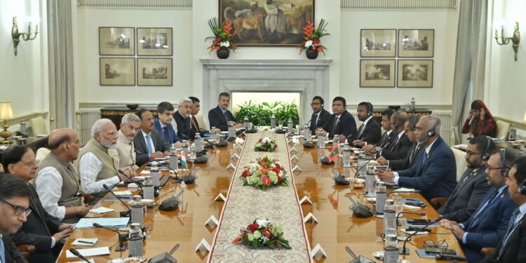 PM Modi & Maldives President Muizzu Hold Bilateral Talks In Delhi
