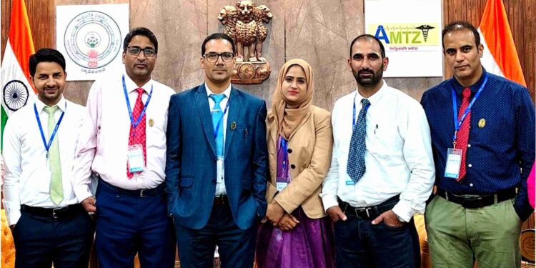 Two Kashmiri Radiographers Share Insights at AMTZ Vishakapatnam NCISRT 2024 Event