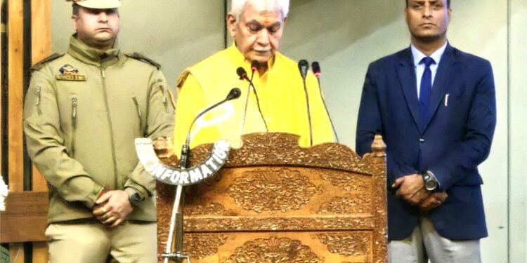 J&K a UT, everyone must accept this reality: LG Sinha at UT Foundation Day