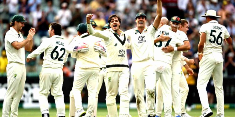 Melbourne Test: Australia Registers Massive 184-Run Victory Over India In Melbourne