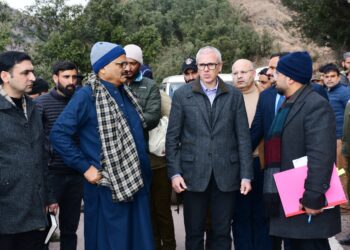 CM Omar visits grieving Badhaal families