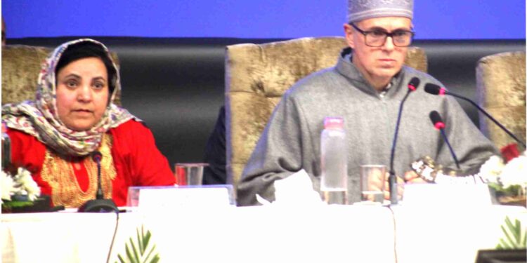 CM Omar pitches for Statehood restoration in presence of PM Modi