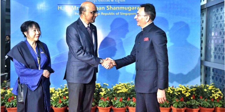 Focus On Enhancing Strategic Partnership As Singapore President Begins India Visit
