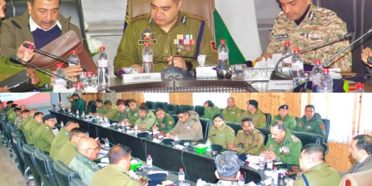 IGP Kashmir Shri V.K. Birdi Reviews Joint Security Preparedness in Anantnag
