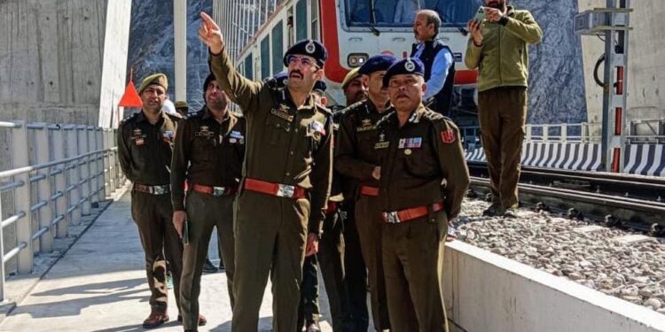 IGP Jammu reviews railway security as preparations underway to link Kashmir by train
