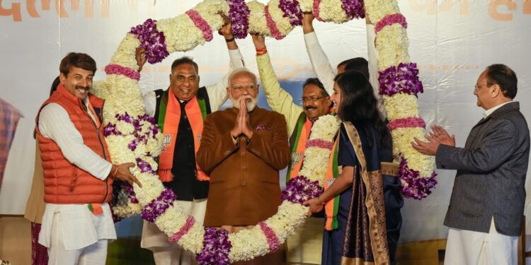 BJP secures majority in Delhi, wins 38 out of 70 assembly seats: Election Commission