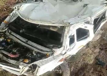 4 people killed, 8 others injured as tempo vehicle falls into gorge in Reasi
