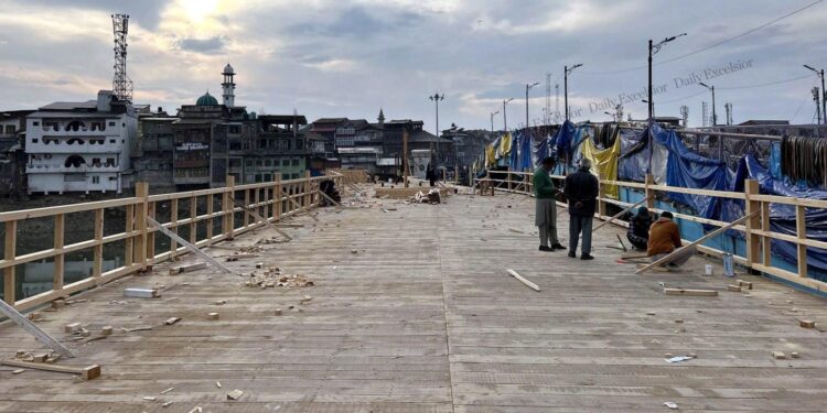 Amira Kadal bridge undergoing major transformation, set to open for public soon