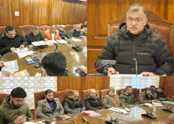 DC B’pora reviews execution of CSR works for FY 2024-25, Action Plan for FY 2025-26