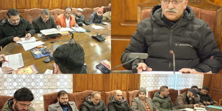 DC B’pora reviews execution of CSR works for FY 2024-25, Action Plan for FY 2025-26