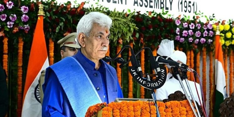 Government committed to restore statehood to J&K: LG Sinha in Assembly