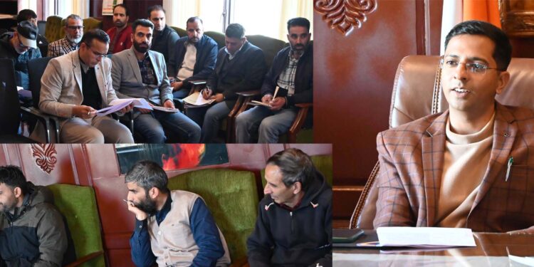 DC Shopian Chairs District Environmental Plan Committee Meeting