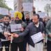 JAMMU KASHMIR TEACHERS FORUM HOLDS CANDLELIGHT VIGIL TO MOURN BAISARAN PAHALGAM VICTIMS