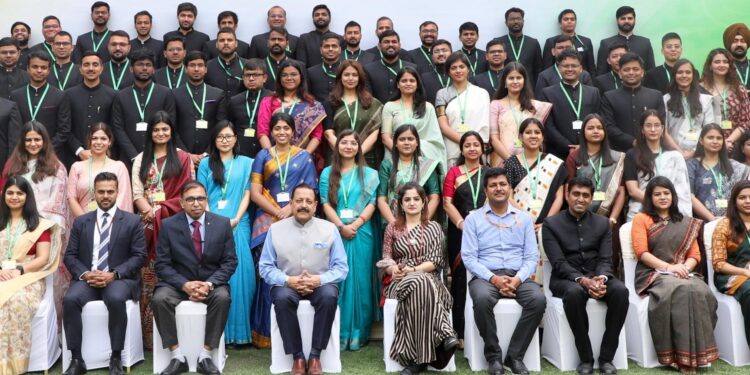 Dr Jitendra Interacts With IAS 2023 Batch Trainees, Hails 41% Women Representation