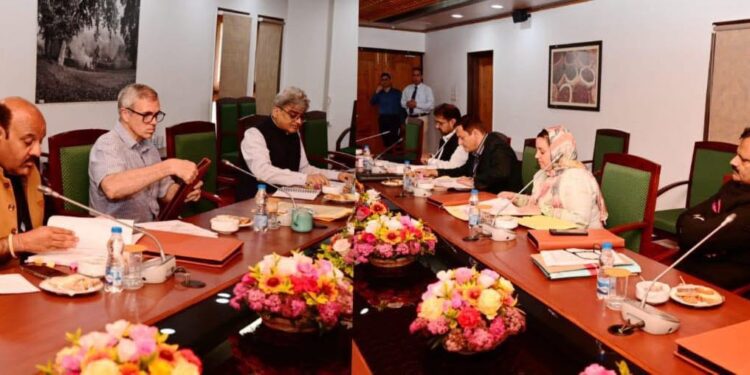CM Omar Abdullah Chairs Cabinet Meet In Pahalgam