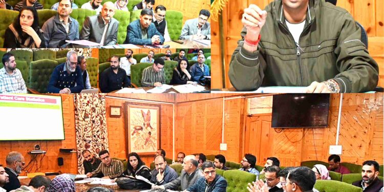 DC Shopian reviews the health sector,stresses on improving services across the district,