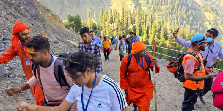 Amarnath Yatra Underway: Over 10,000 Pilgrims On Way To Holy Cave