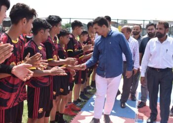 Assistant Commissioner Revenue inaugrated inter District provincial level tournament at MMBHSS Pulwama