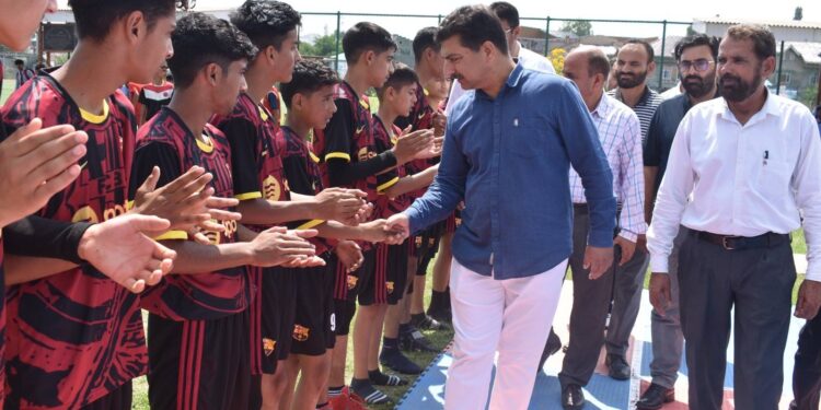 Assistant Commissioner Revenue inaugrated inter District provincial level tournament at MMBHSS Pulwama