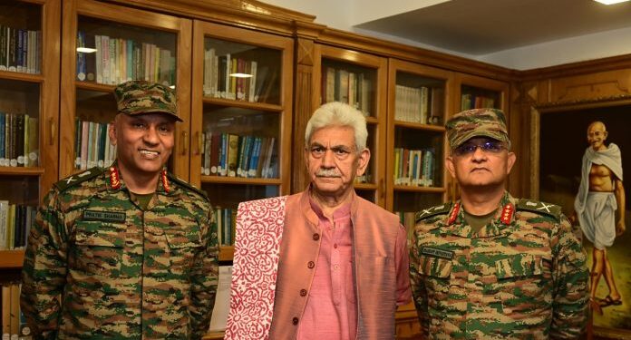 GoC-In-C Northern Command Briefs LG Manoj Sinha On Operation Mahadev
