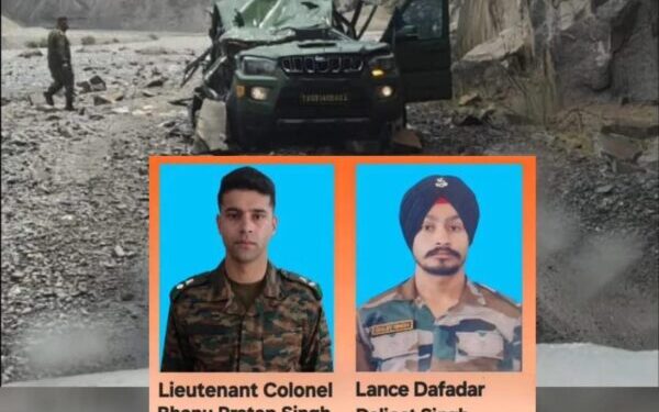 Lt Col among 2 soldiers dead, 3 officers injured after boulder hits Army vehicle in Leh