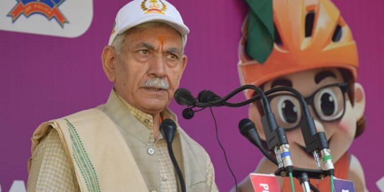 We are committed to making peace a permanent reality : Lg Sinha