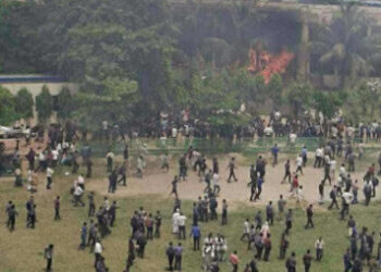 At least 19 killed, over 100 suffer burn injuries after Bangladesh Air Force aircraft crashes on college campus in capital Dhaka