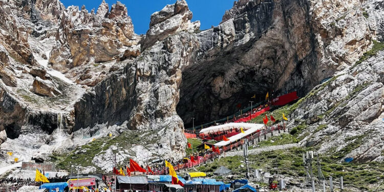 Srinagar: Amid heavy rainfall in Kashmir, the Amarnath Yatra has been temporarily suspended on Wednesday from both the Pahalgam and Baltal routes, a senior official said. In a post on X, the Jammu and Kashmir Department of Information and Public Relations (DIPR) said, "Shri Amarnathji Yatra has been suspended for July 30, 2025, from both Pahalgam and Baltal base camps." Divisional Commissioner, Kashmir, Vijay Kumar Bidhuri said that due to heavy rains since early morning on Wednesday, the yatra has not been allowed on the tracks from Baltal and Nunwan/Chandanwari base camps. So far, more than 3.93 lakh pilgrims have paid obeisance at the holy cave shrine. The yatra shall remain suspended from the Bhagwati Nagar base camp on Thursday. "Due to the heavy rains in the yatra area, the movement of pilgrims from base camps has been affected. Therefore, it has been decided that no convoy movement shall be allowed towards the base camps, Baltal and Nunwan, from Bhagwati Nagar Jammu on July 31, 2025," the DIPR said. The decision to halt the pilgrimage was taken as a precautionary measure to ensure the safety of devotees. The 38-day pilgrimage will conclude on August 9. The sacred Amarnath shrine, located at an altitude of 3,888 metres in South Kashmir, draws thousands of devotees each year. Pilgrims undertake the journey via the traditional 48-kilometre Pahalgam route or the shorter but steeper 14-kilometre Baltal route. Devotees from across the country and abroad have been taking part in the pilgrimage with enthusiasm, praising the arrangements and smooth management by the authorities.