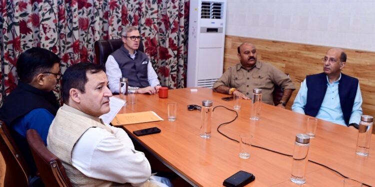 CM Omar reviews ‘flood preparedness’ in Jammu, says will rush to province in next available flight