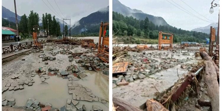 Inclement Weather: 22 People Rescued By SDRF After Being Trapped In River Lidder In Anantnag