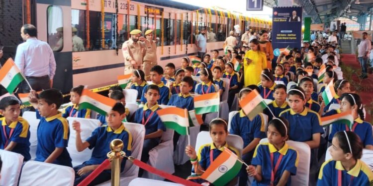 "PM Modi Boosts J&K Rail": Lg Sinha