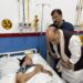 Rajnath Singh meets cloudburst survivors at GMC Jammu