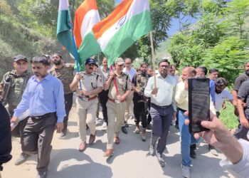 Teetwal Hosts Mega Tiranga Rally under ‘Har Ghar Tiranga’ Campaign