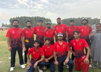 SPECTRUM KINGS PAMPORE CROWNED in T-20 Knockout Tournament Edition-II at Natipora Srinagar