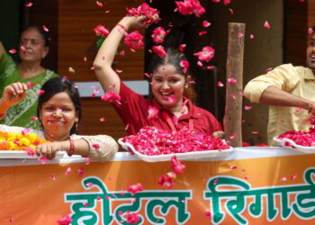 Varanasi Gives Grand Welcome To PM Modi Ahead Of India-Mauritius Bilateral Talks