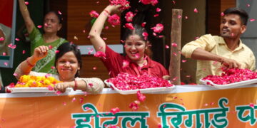 Varanasi Gives Grand Welcome To PM Modi Ahead Of India-Mauritius Bilateral Talks
