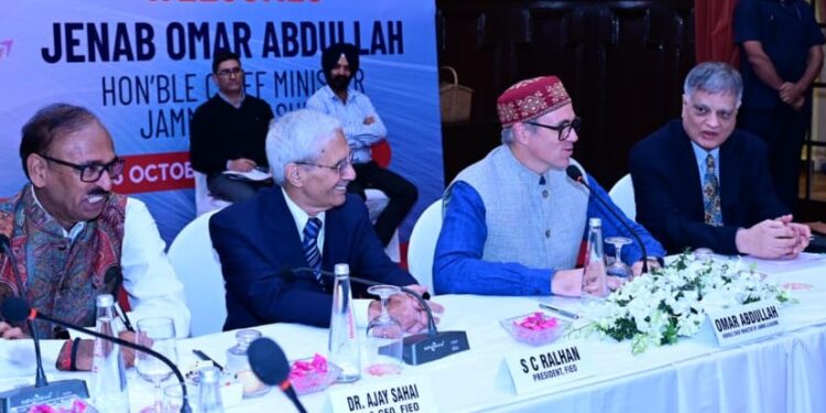 CM Omar Abdullah Stresses On Attracting Investment, Strengthening Manufacturing Base In J&K