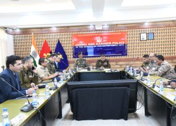 IGP Kashmir Chairs Security Review Meeting at PCR Kashmir